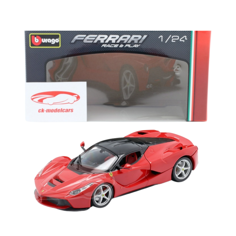 Ferrari 1/24 Ferrari R & P (W/O Stand) - Laferrari Toys by Bburago - Medaid International