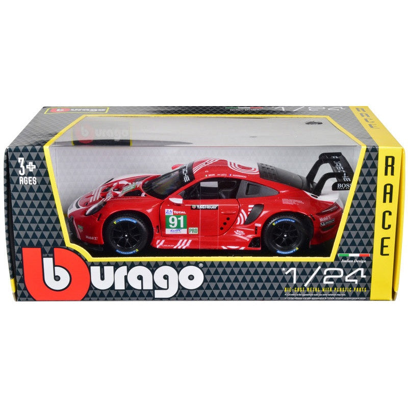 Porsche 911 RSR LM 2020 - 1:24 Racing Diecast Cars by Bburago - Medaid International