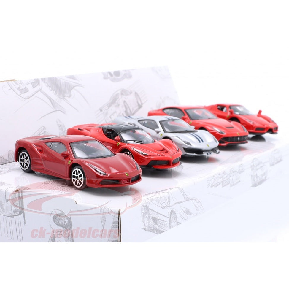 Ferrari 1:64 Ferrari Drive 5-Pk. Toys by Bburago - Medaid International