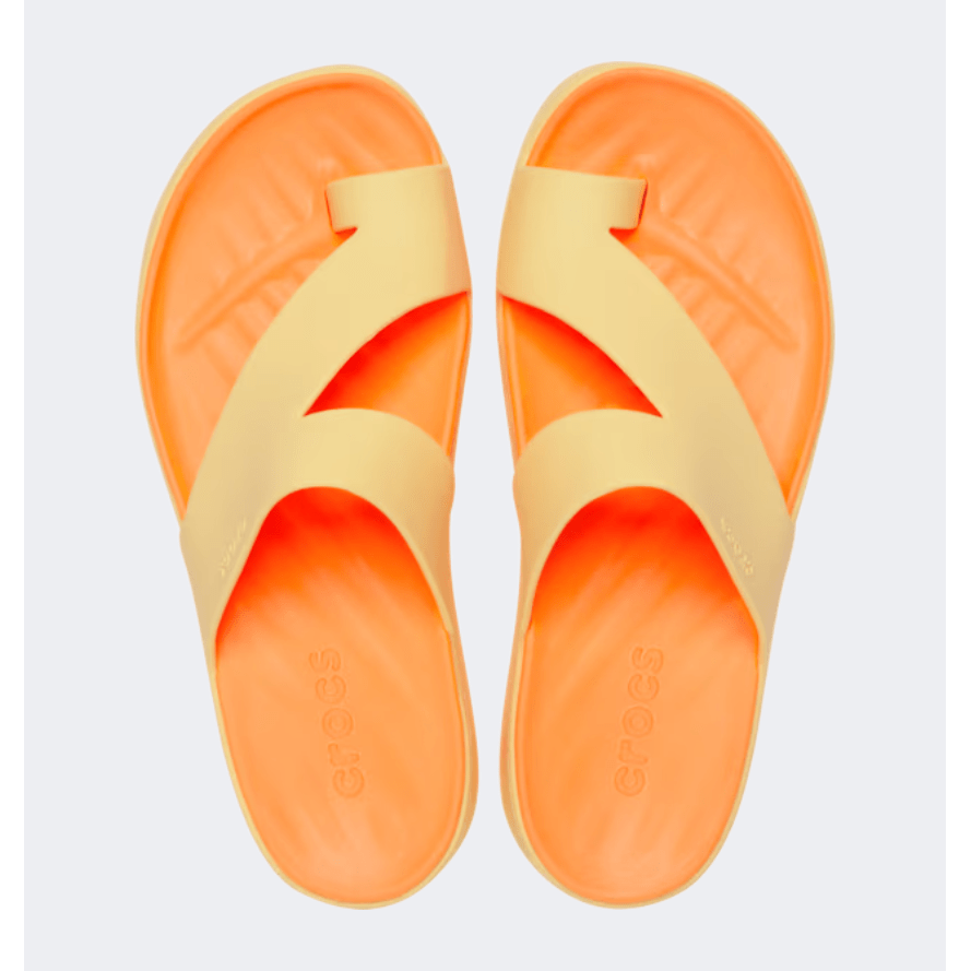 Crocs Getaway Platform Toe Loop Women Lifestyle Sandal Golden Hour - Medaid International