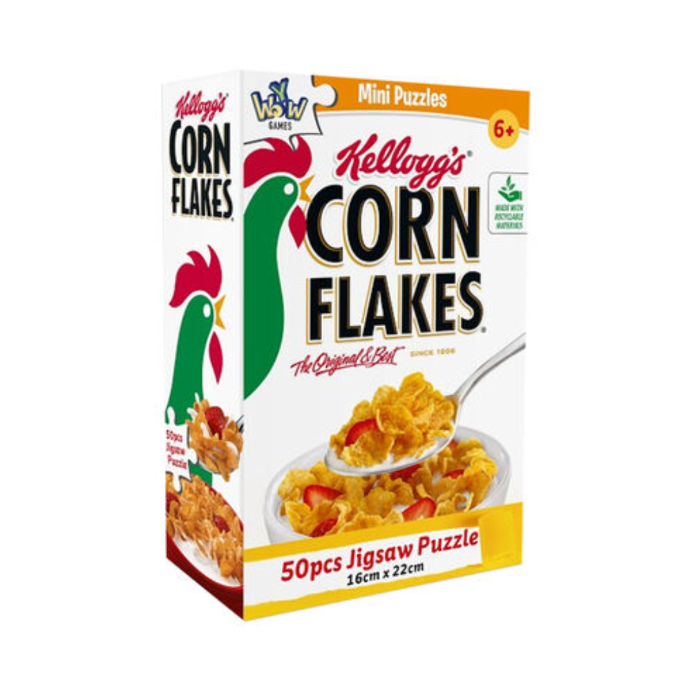 Kellogg’s Corn Flakes 50 Piece Mini Jigsaw Puzzle - Medaid International