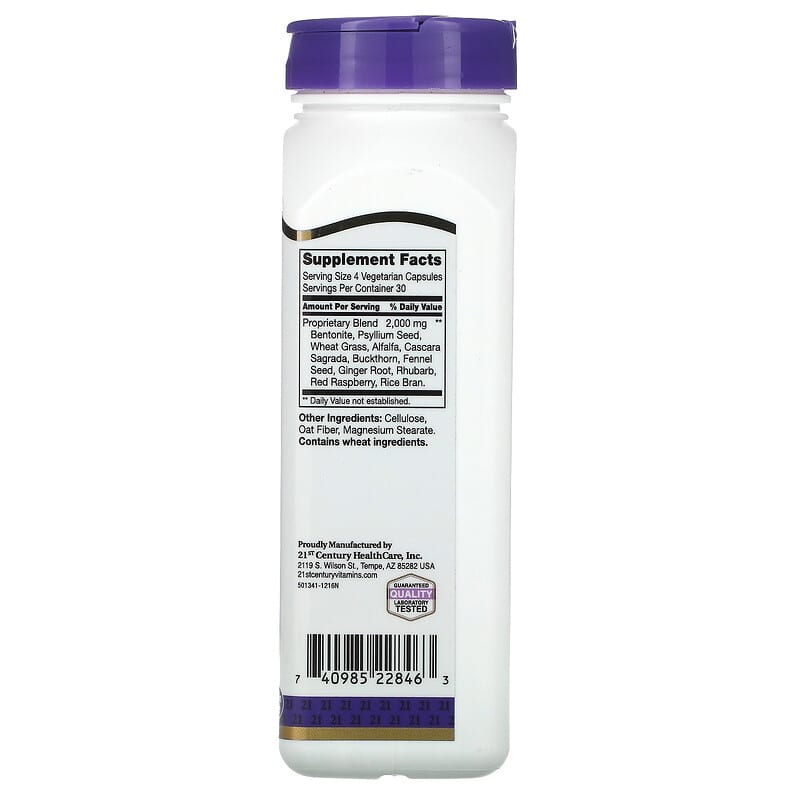 21st Century, Colon Cleanse, 120 Vegetarian Capsules - Medaid International