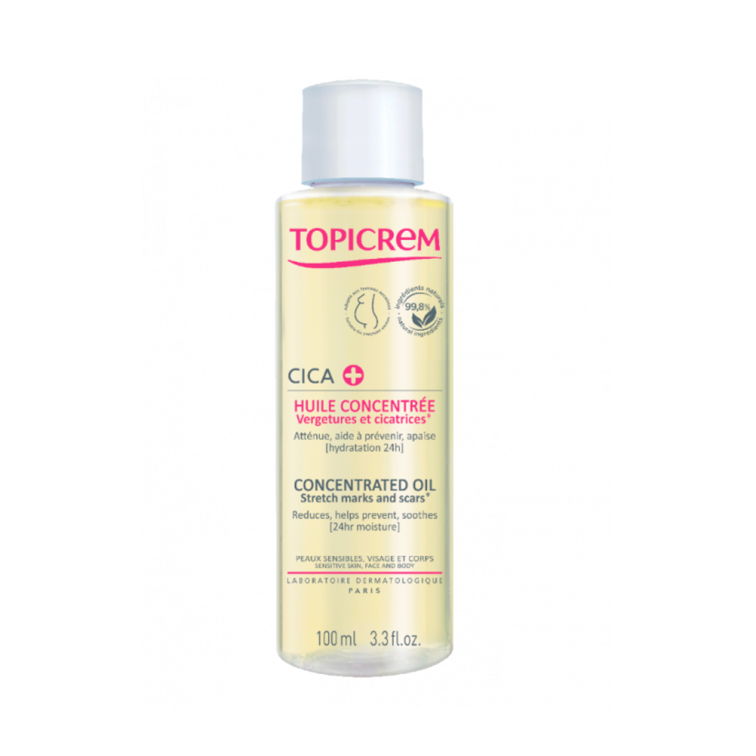 Topicrem CICA Concentrated Oil Stretch Marks and Scars 100ml - Medaid