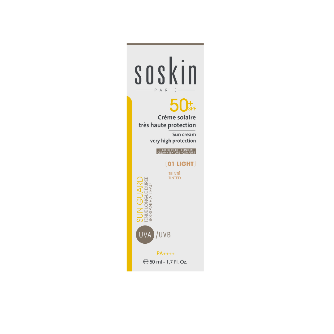 Soskin Tinted Sunscreen Very High Protection SPF50+ - Medaid