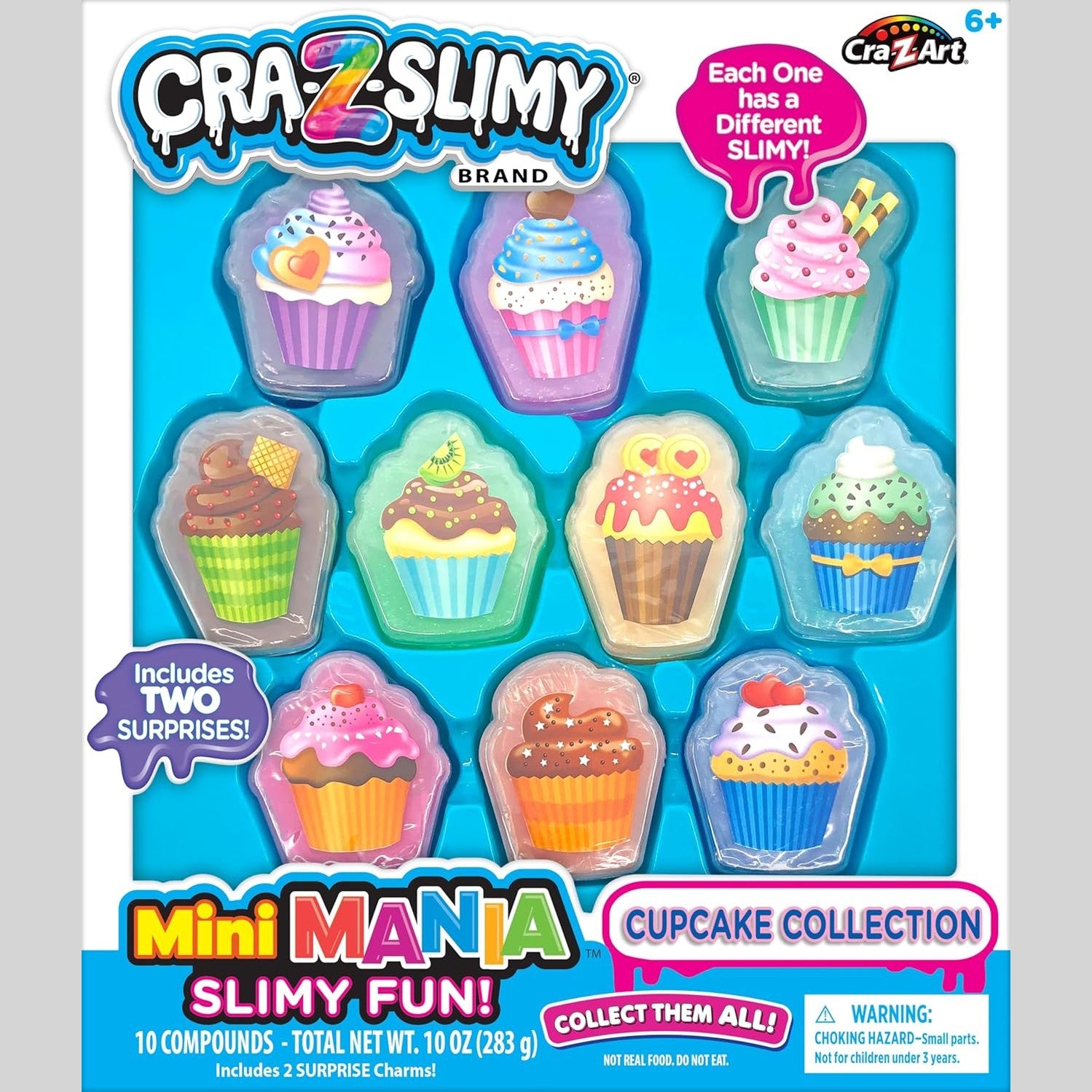 Mini Mania Slimy Fun Cupcake Collection - Medaid International