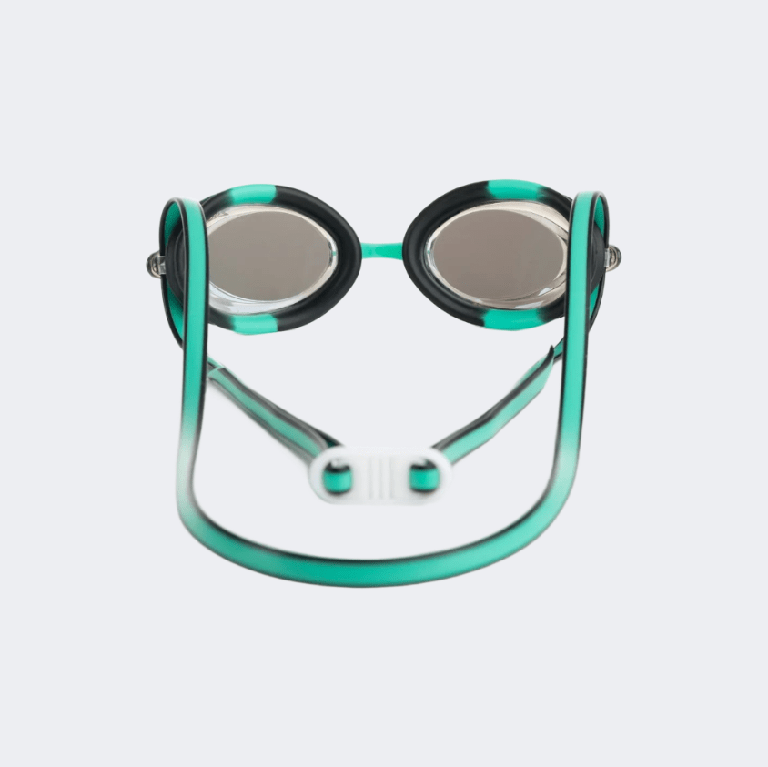 Zoggs Racer Titanium Women Swim Goggles Green - Medaid