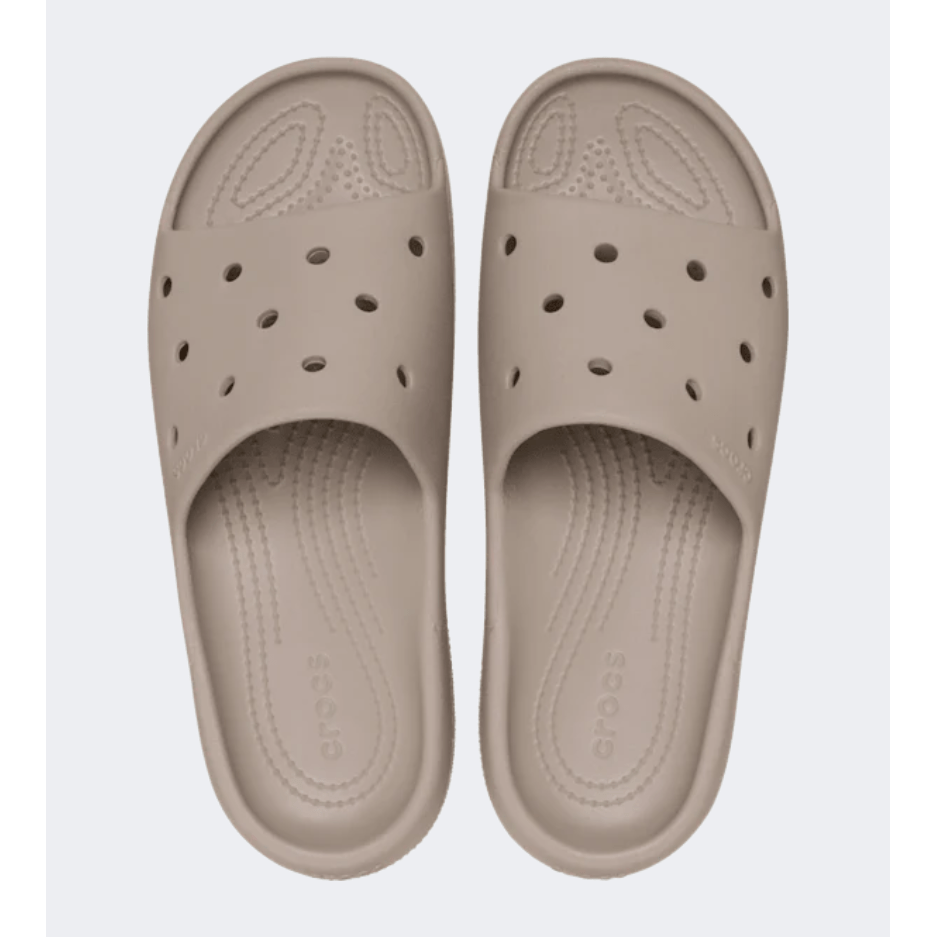Crocs Classic V2 Unisex Lifestyle Slippers Taupe - Medaid International