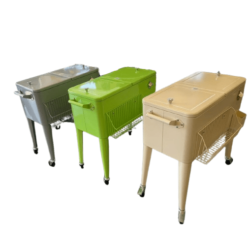 Party Cooler with Basket (Cream) - Medaid International