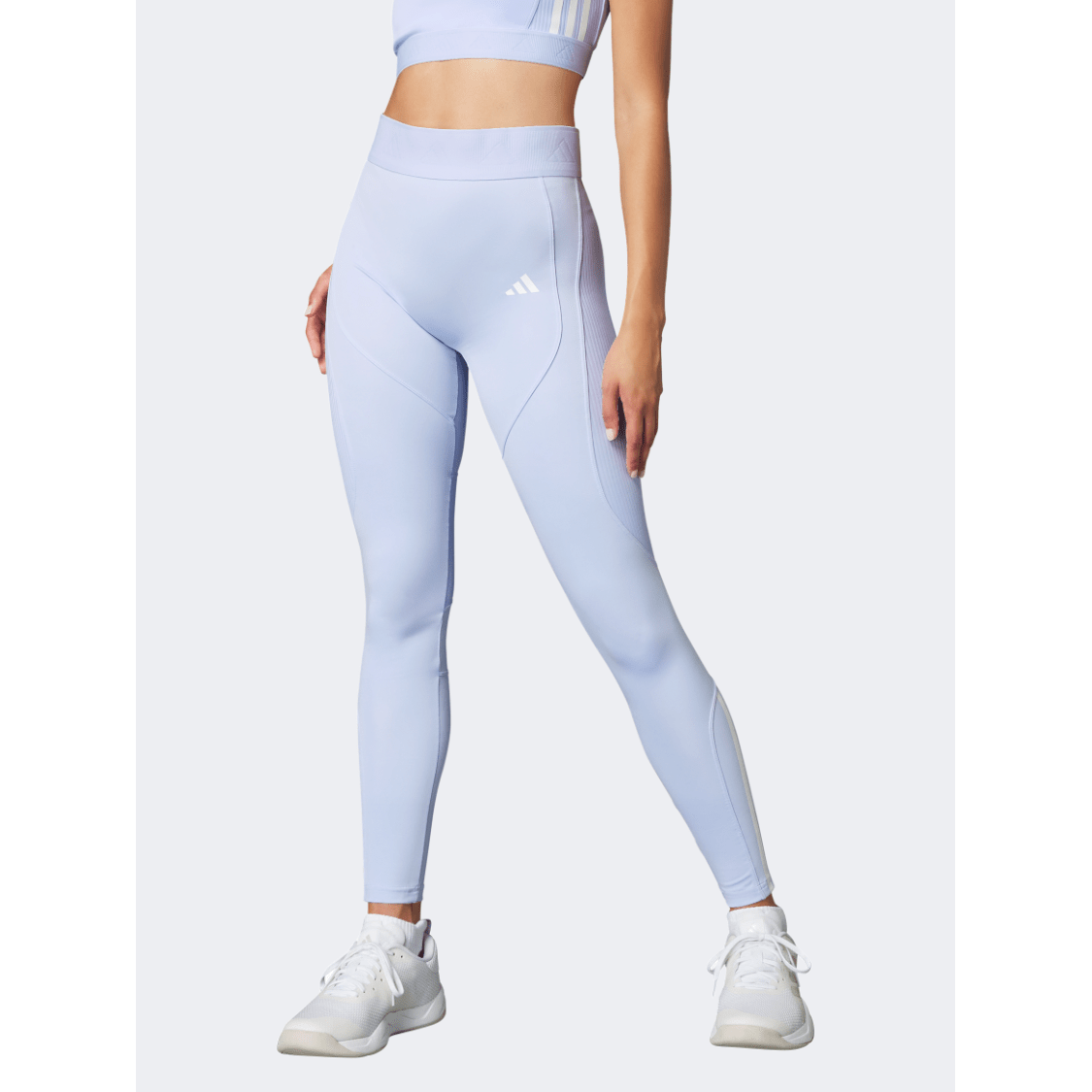 Adidas Hyperglam Ribbed Women Training Tight Violet Tone - Medaid International