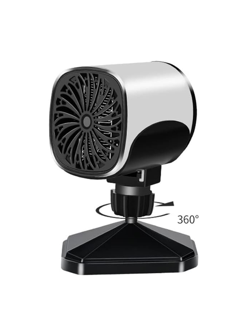 12V 150W Universal Portable Electronic Car Heater Fan 360° Rotatable Car Windshield Defogger - Medaid International