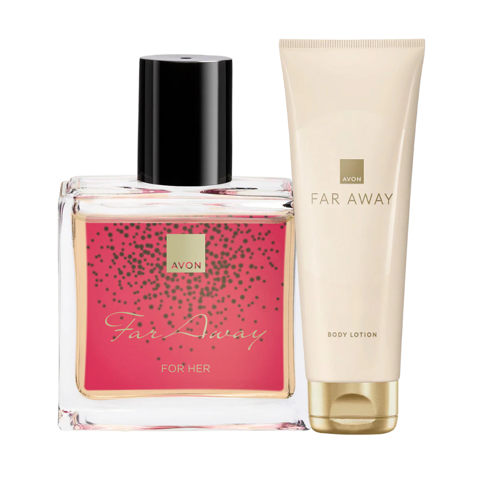 Avon Pack Faraway Travel Spray & Body Lotion - Medaid International