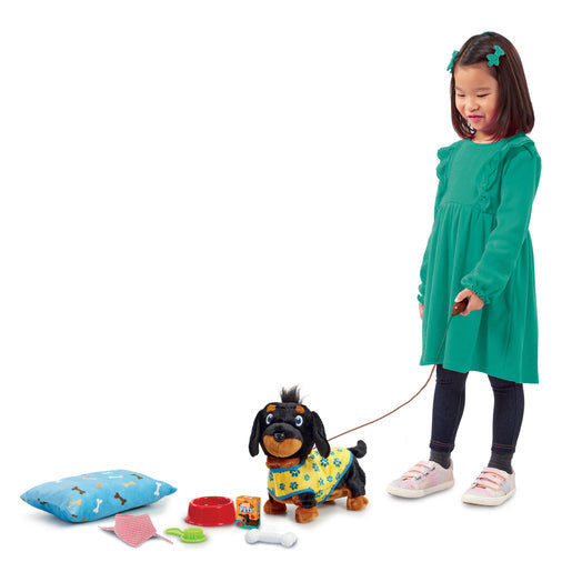 Pitter Patter Pets Wiggle Jiggle Dachshund Deluxe Electronic Pet - Medaid International