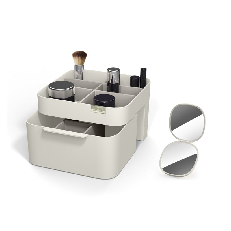 Joseph Joseph Viva Make Me Up Compact Mirror & Makeup Organiser Set - Medaid International