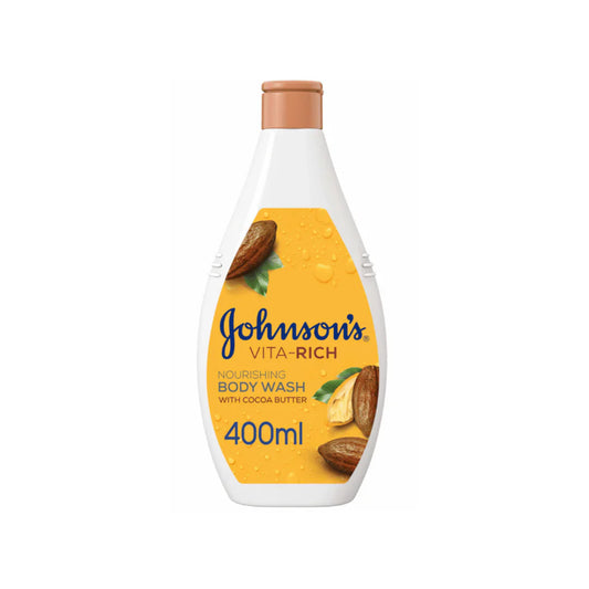 Johnson's Vita-Rich Body Wash Cocoa Butter 400ml - Medaid