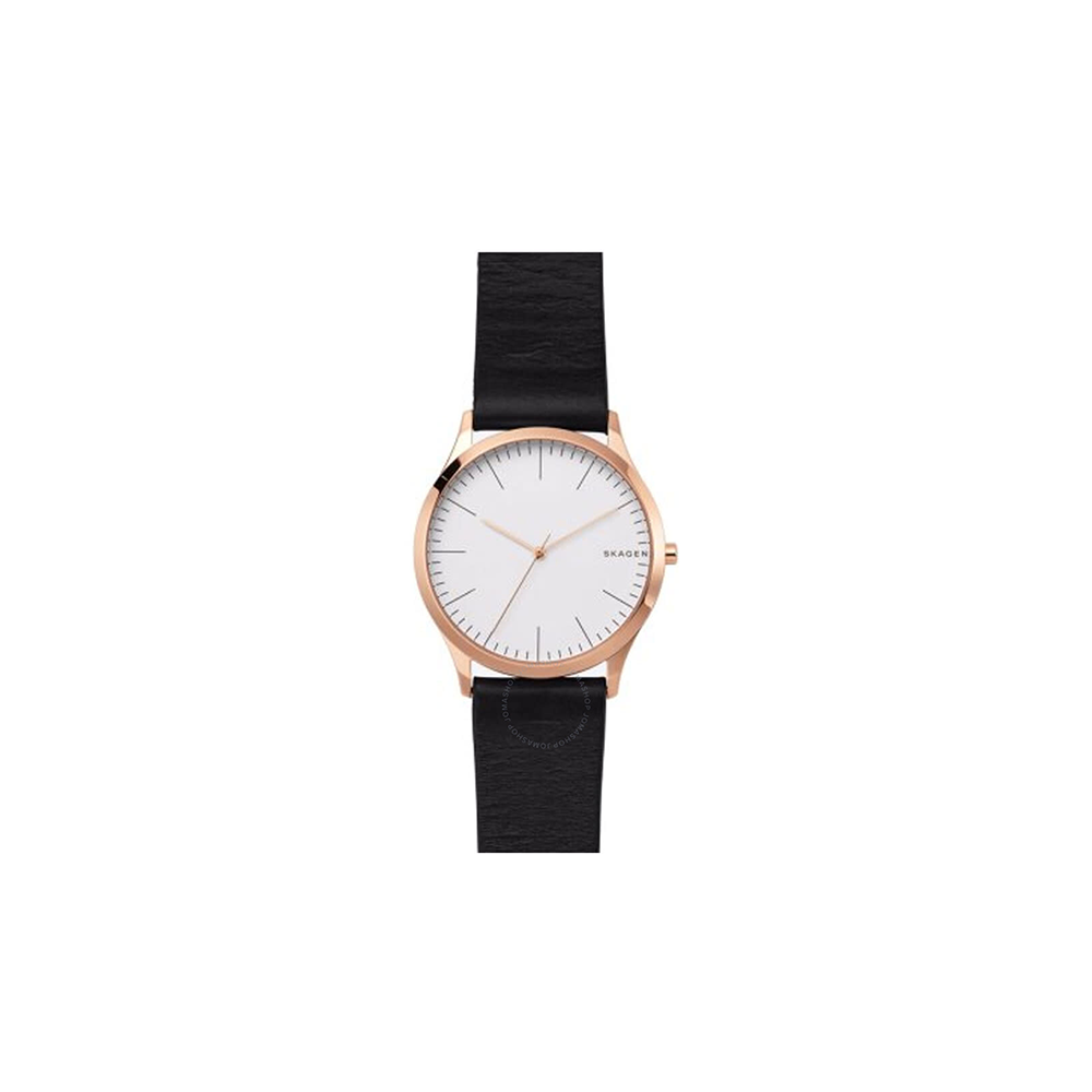 Skagen Men's Jorn Black Leather Band Watch and Bracelet Set SKW1102 - Medaid International