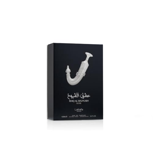 Lattafa Perfumes Ishq Al Shuyukh Silver for Unisex Eau de Parfum Spray, 3.4 Ounce - Medaid International