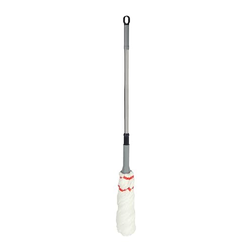 Delcasa Microfiber Twist Mop DC3468 with Stainless Steel Handle, for Wet Cleaning, Washable Head and a Long Hand Easy Twisting, Suitable for Floor, Tile, Marble, Granite, - Medaid International