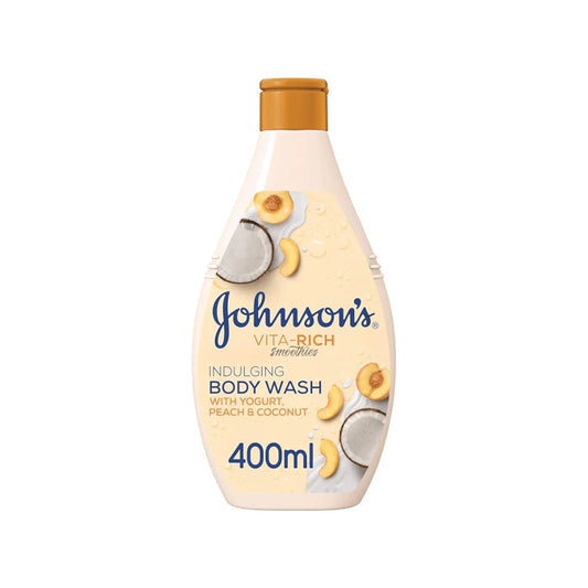 Johnson's Vita-Rich Body Wash Replenishing Peach Yogurt  400ml - Medaid