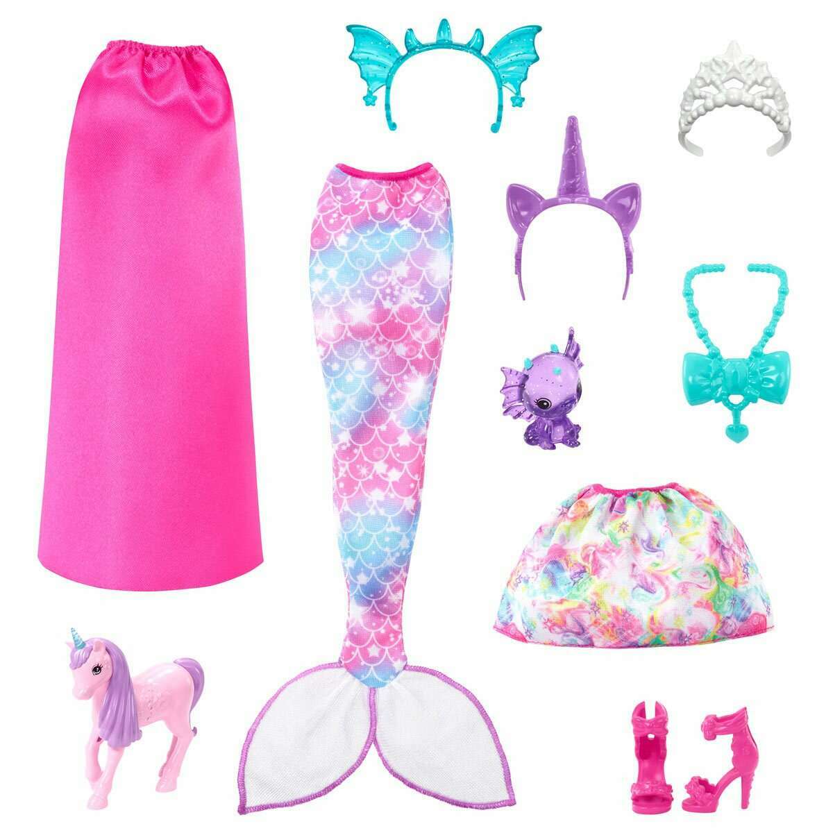 Doll And Fantasy Pets – Dress-Up Doll – Mermaid Tail And Skirt - Medaid International