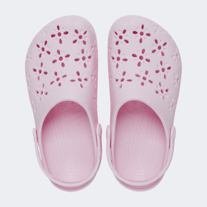 Crocs Classic Floral Cut Out Clog Unisex Lifestyle Pink Milk - Medaid International