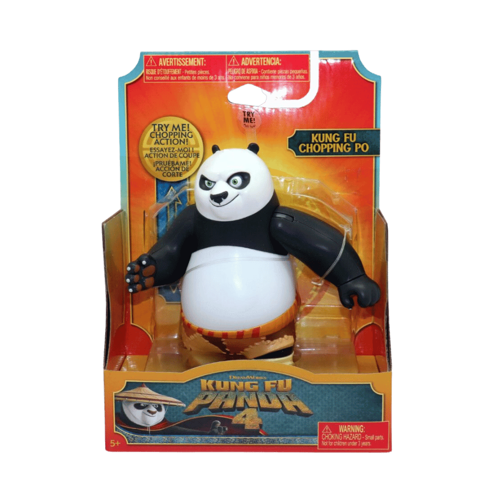 KUNGFU PANDA 4 CHOPPING PO 6" Action Figure With Sound Effects - Medaid International