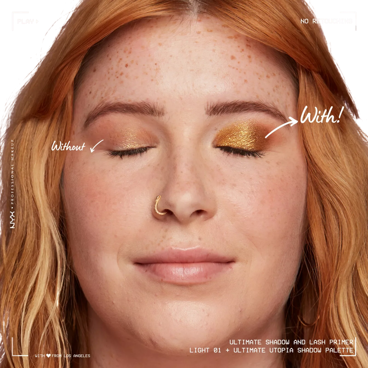 NYX Ultimate Shadow & Liner Primer, Light - Medaid International