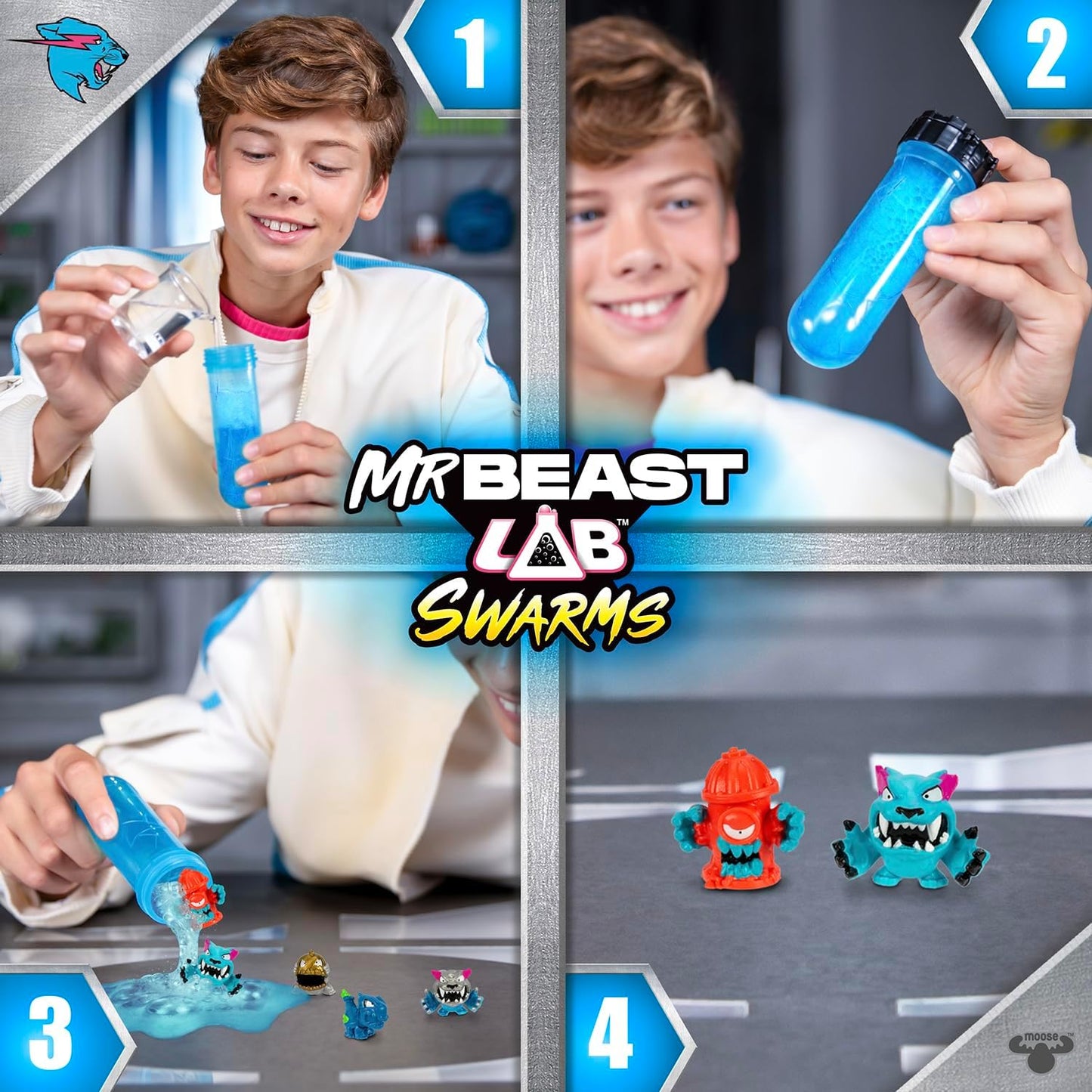 MRBEAST LAB SWARMS TEST TUBE 2PK 12PC CDU By Moose Toys - Medaid International