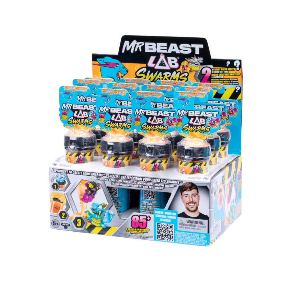 MRBEAST LAB SWARMS S2 TEST TUBE 2PK 12PC CDU (1PC RANDOM) - Medaid International