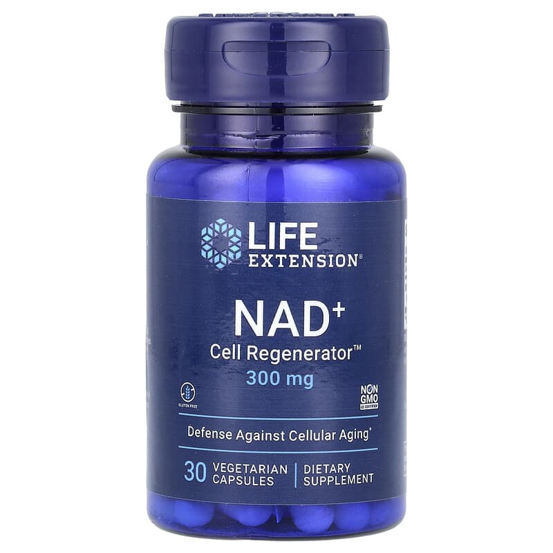 Life Extension, NAD+ Cell Regenerator, 300 mg, 30 Vegetarian Capsules - Medaid International
