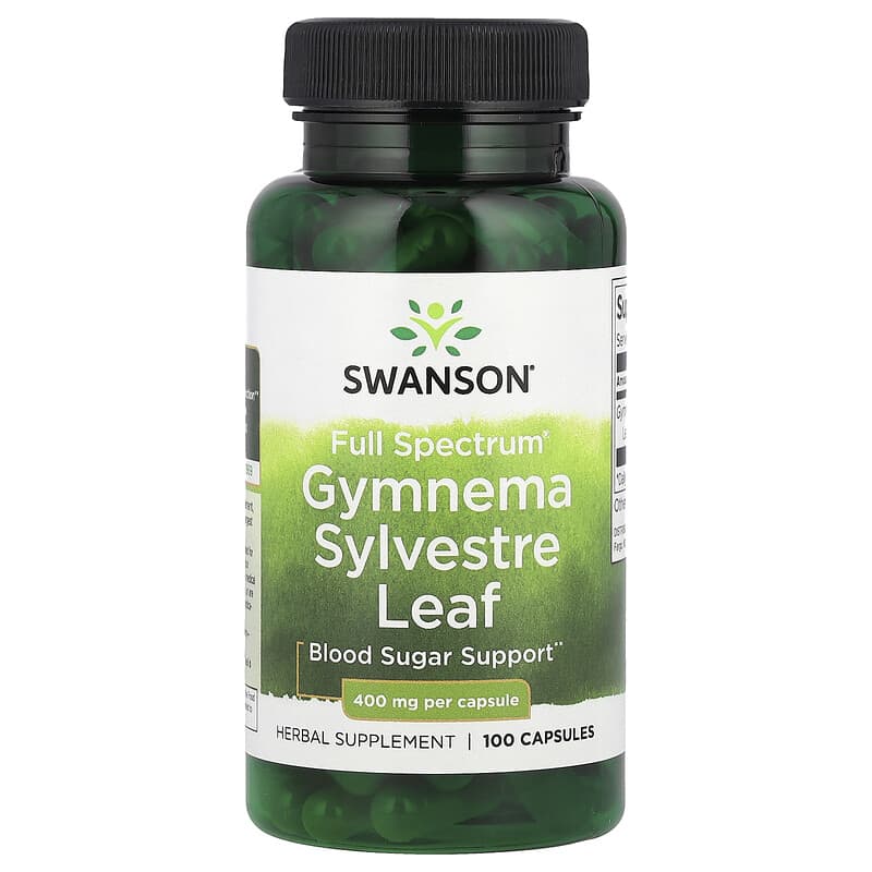 Swanson, Gymnema Sylvestre, 400 mg, 100 Capsules - Medaid International