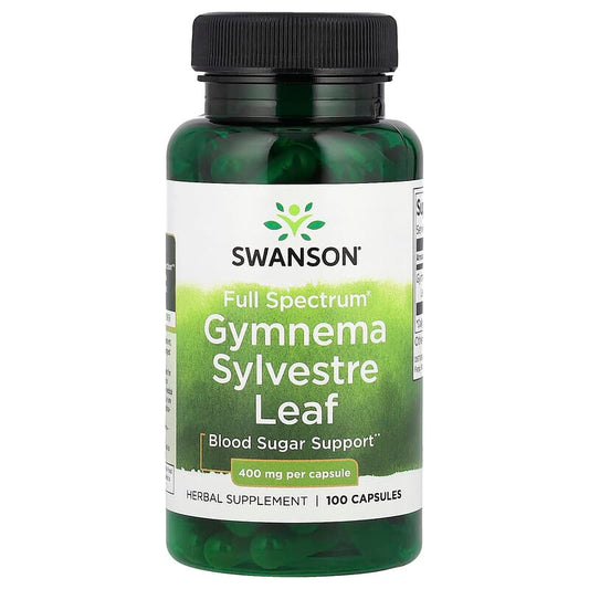 Swanson, Gymnema Sylvestre, 400 mg, 100 Capsules - Medaid International