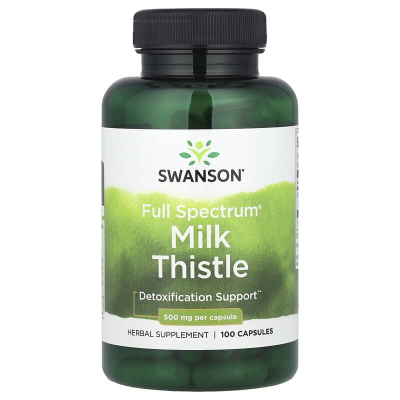 Swanson, Milk Thistle, 1,000 mg, 100 Capsules - Medaid International
