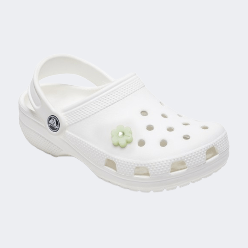 Crocs Flower With Gem Lifestyle Pins Yellow - Medaid International