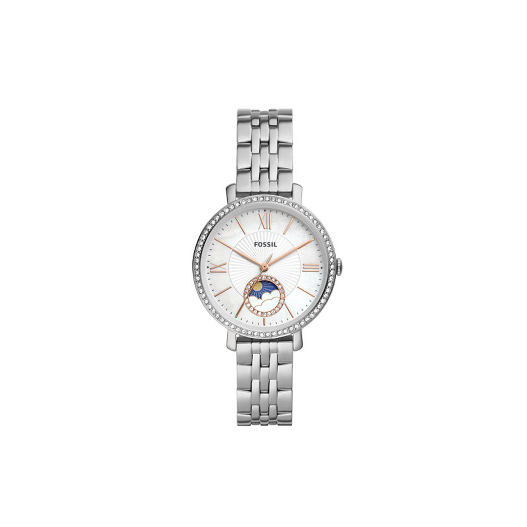 Fossil Jacqueline Sun Moon Multifunction Stainless Steel Watch - Medaid International