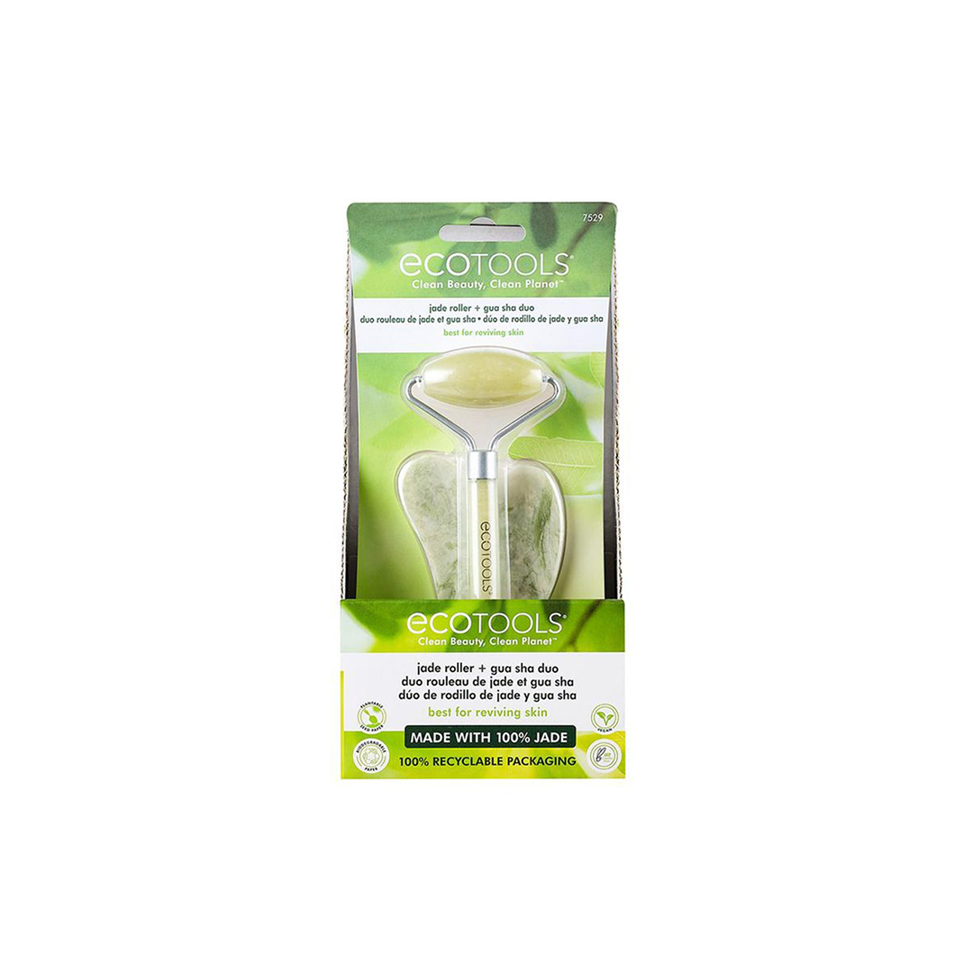 EcoTools Jade Facial Roller and Gua Sha Stone Duo - Medaid International