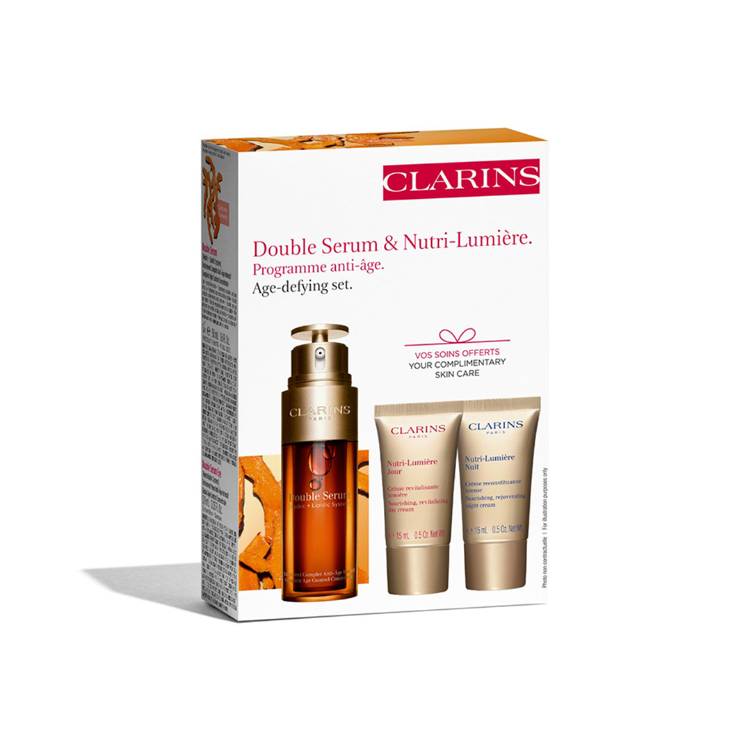 Clarins Double Serum and Nutri-Lumière Collection - Medaid International