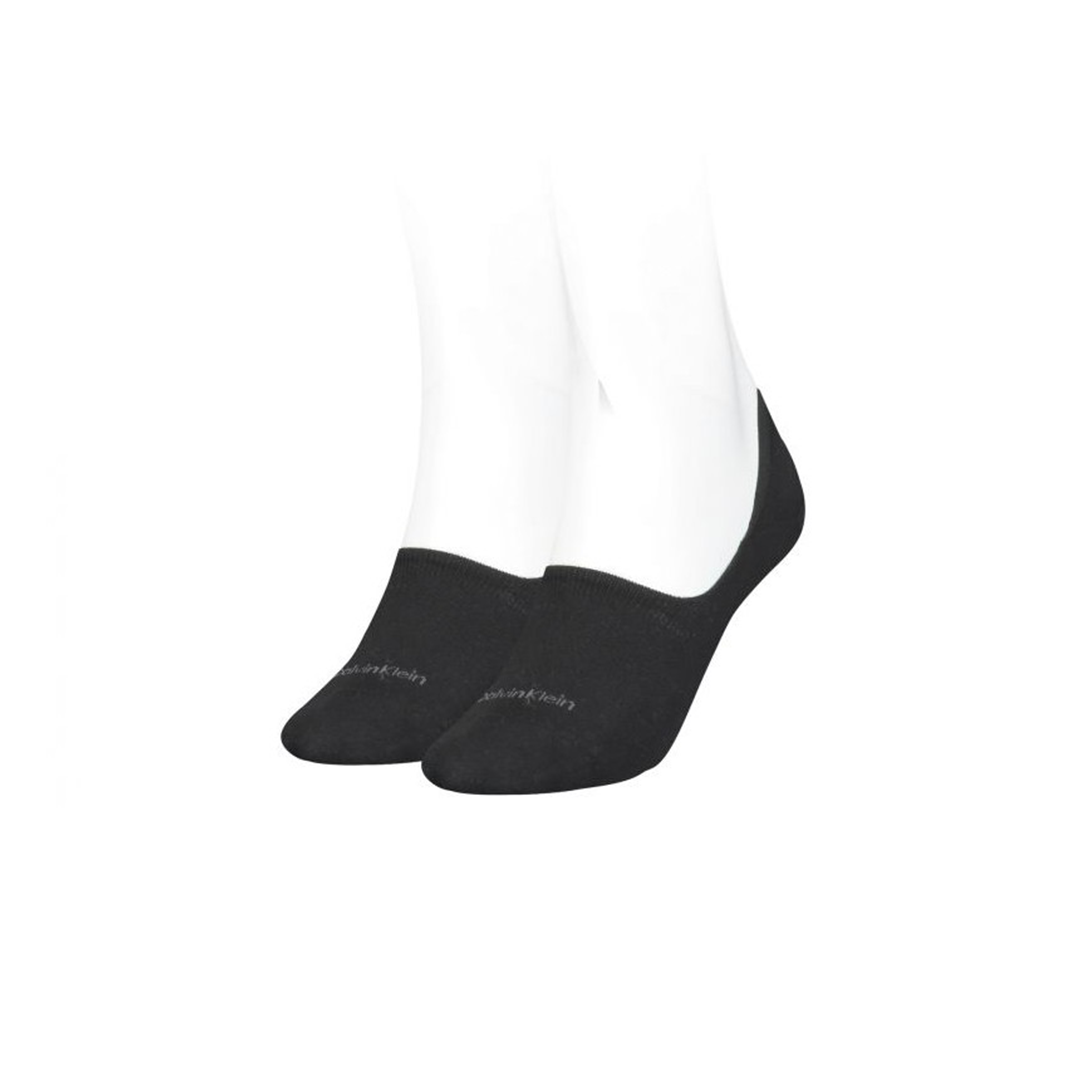 Calvin Klein 2 Pack Footie Mid Cut Black Socks - Medaid International