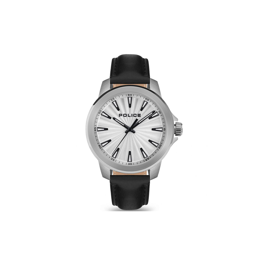 Police Mensor Stainless Steel Leather Watch PEWJA2207801 - Medaid International