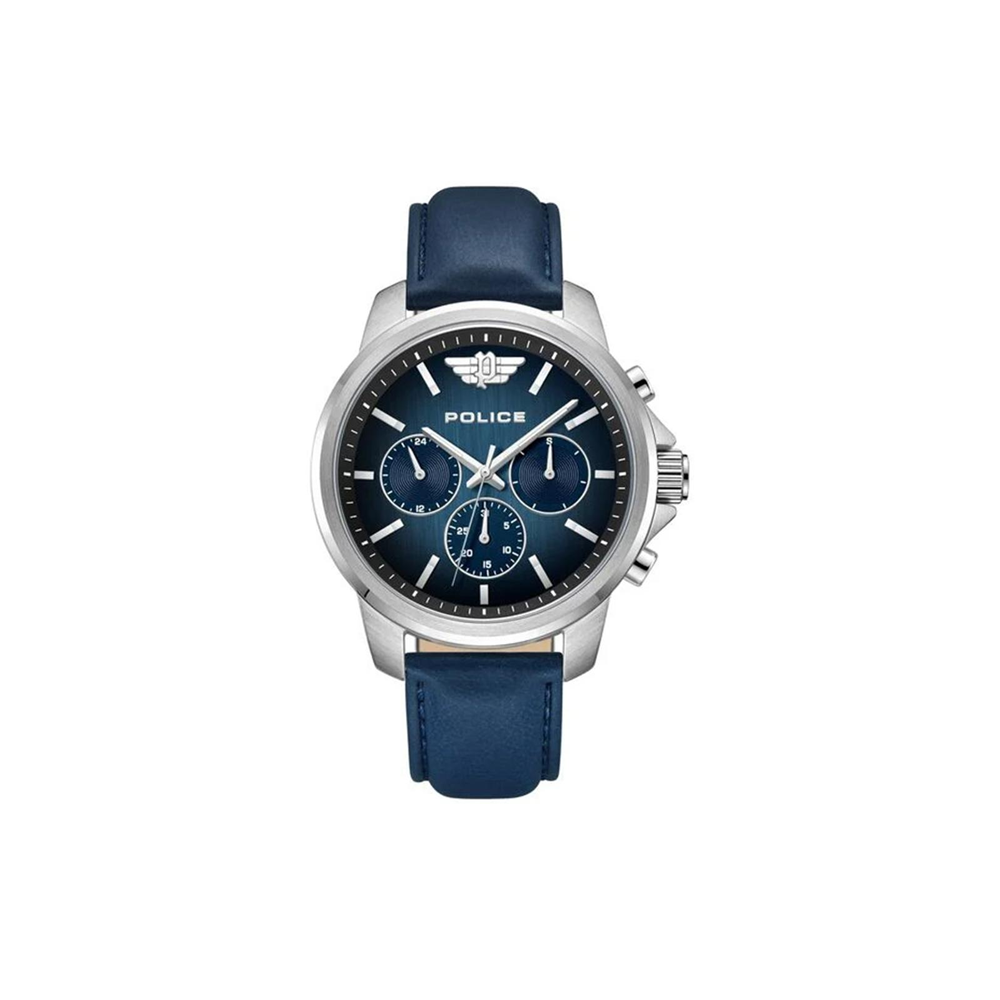 Police Chronograph Stainless Steel Leater Watch PEWJF0006301 - Medaid International