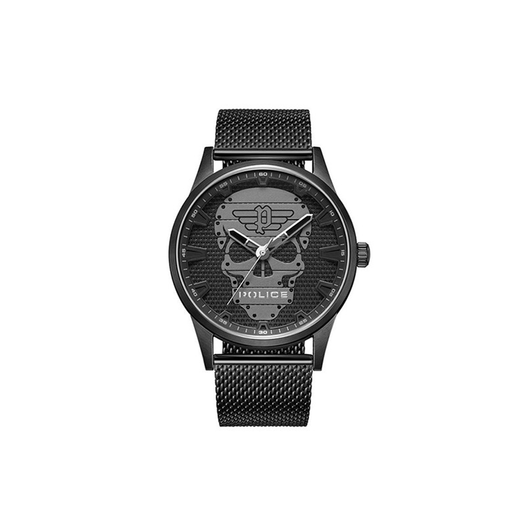 Police Rissington 3 Hands Bleck Mesh Strap Watch PEWJG2227901 - Medaid International