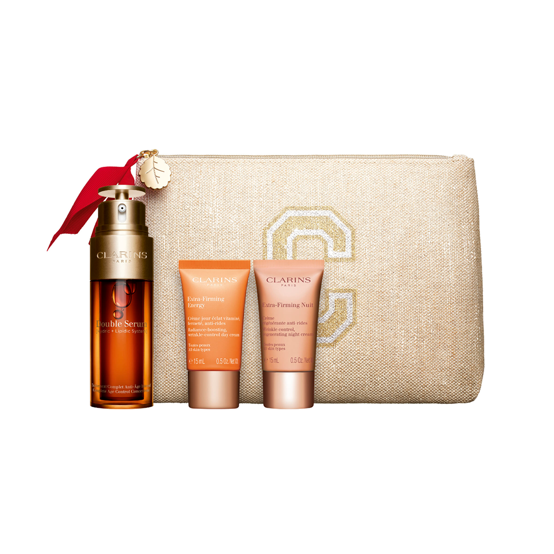Clarins Double Serum & Extra Firming Skincare Set - Medaid