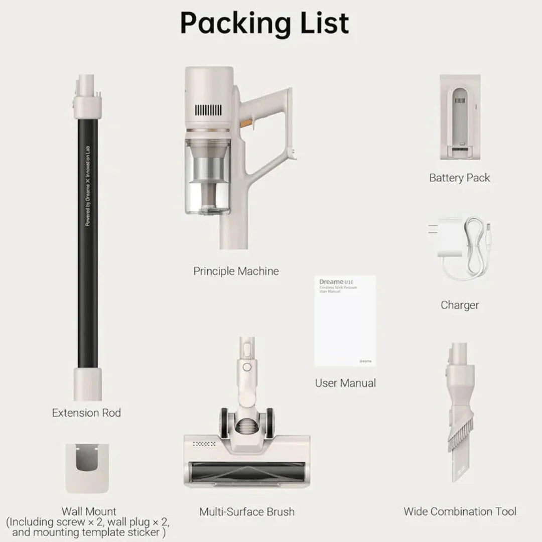U10 Cordless Stick Vacuum Cleaner - Medaid International