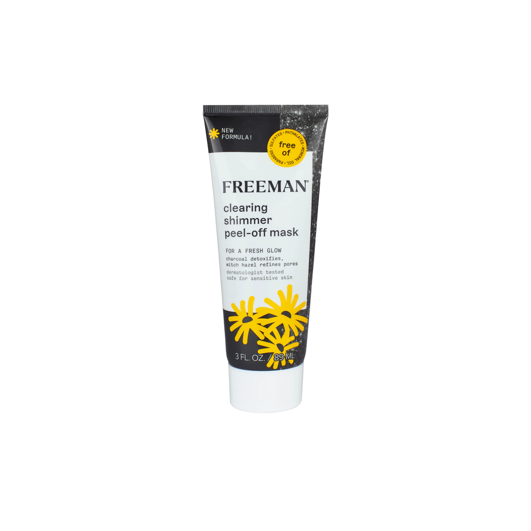 Freeman Clearing Shimmer Charcoal & Witch Hazel Peel Off Mask - Medaid International