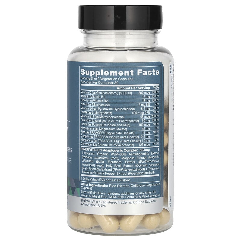 Eu Natural, Inner Vitality, 60 Vegetarian Capsules - Medaid International