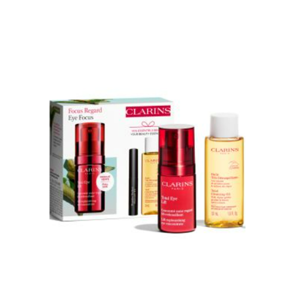 Clarins Vp Fid Total Eye Lift+Mini Huile Demaq+Mini Mascara - Medaid International