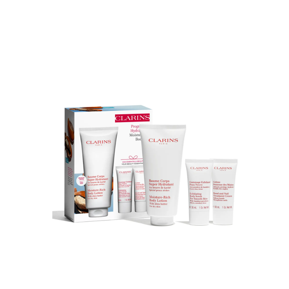Clarins Vp Fid Baume Corps+Mini Gommage 30Ml+Mini Jeunesse Mains 30Ml - Medaid International