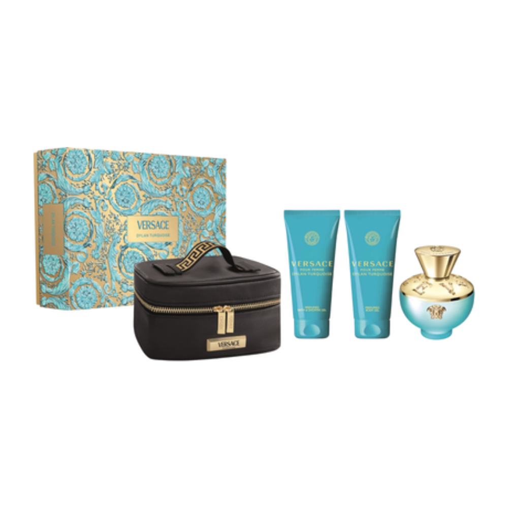 Versace Dylan Turquoise Eau De Toielette Coffret - Medaid International