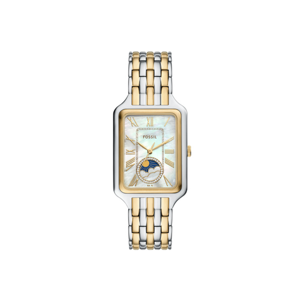 Fossil Raquel Sun Moon Multifunction Two-Tone Stainless Steel Watch - Medaid International