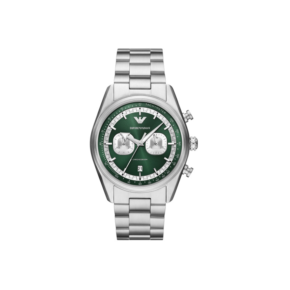Emporio Armani Racer Chronograph Green watch - Medaid