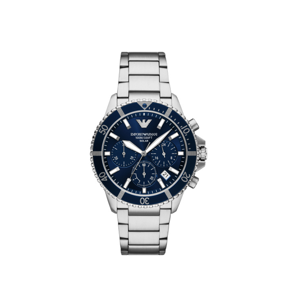 Emporio Armani World Explorer Blue Watch - Medaid International